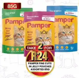 Take 'n Pay Pamper fine cuts in jelly pouches assorted offer