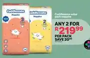 PEP Cuddlesome Value Pack Nappies-For 2 offer
