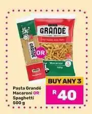 Game Pasta Grandé Macaroni OR Spaghetti offer