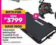 Game TROJAN Walking Pad Treadmill PLUS Trojan Under Desk Cycle offer