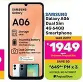 Game Samsung Galaxy A06 Dual Sim 4G 64GB Smartphone offer