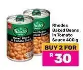 Game Rhodes Baked Beans in Tomato Sauce 400 g offer