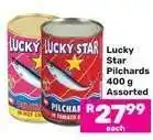 Game Lucky Star Pilchards 400 g Assorted offer