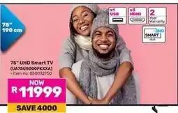 Game 75 UHD Smart TV offer