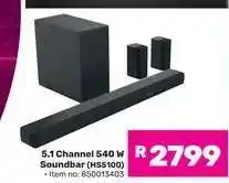 Game 5.1 Channel 540 W Soundbar (HS5100) offer