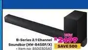 Game B-Series 2.1 Channel Soundbar (HW-B450F/X) offer
