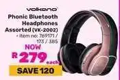 Game Volkano Phonic Bluetooth Headphones Assorted (VK-2002) offer