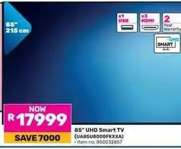 Game 85 UHD Smart TV offer