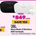 Game JBL Wave Buds 2 Wireless ANC Earbuds offer