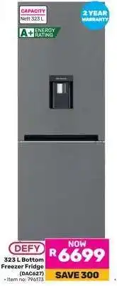 Game Defy 323 L Bottom Freezer Fridge offer