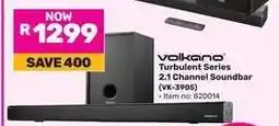 Game Volkano Turbulent Series 2.1 Channel Soundbar VK-3905 offer