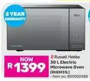 Game Russell Hobbs 30 L Electric Microwave Oven (RHEM31L) offer