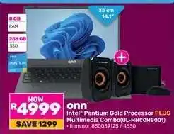 Game onn Intel Pentium Gold Processor PLUS Multimedia Combo offer