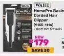 Game Wahl Homepro Basic Corded Hair Clipper offer