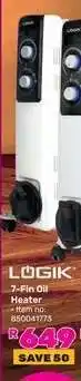 Game LOGIK 7-Fin Oil Heater offer