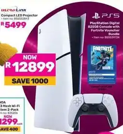 Game PlayStation Digital 825GB Console with Fortnite Voucher Bundle offer