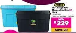 Game ADDIS 110 L Rough Tote Storage Box offer