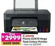 Game Canon Pixma G3470 Mega Tank Colour Printer offer