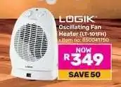 Game LÖGIK Oscillating Fan Heater (LT-101FH) offer