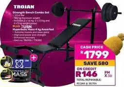 Game Trojan Strength Bench Combo Set offer