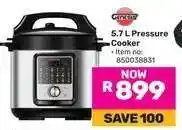 Game 5.7 L Pressure Cooker offer