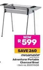 Game Adventurer Portable Charcoal Braai offer
