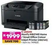 Game Canon Maxify MB2140 Home / Small Office Colour Inkjet Printer offer