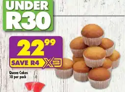 Shoprite QUEEN CAKES 10 per pack offer