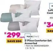 Game 5-Piece Comforter Set Assorted offer