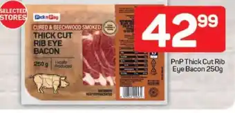 Pick n Pay PnP Thick Cut Rib Eye Bacon 250g offer