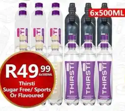 Take 'n Pay Thirsti Sugar Free/ Sports Or Flavoured offer