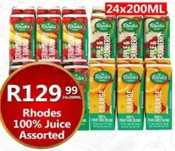 Take 'n Pay Rhodes 100% Juice Assorted offer