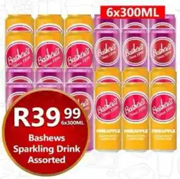Take 'n Pay Bashews Sparkling Drink Assorted offer