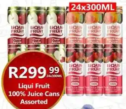 Take 'n Pay Liqui Fruit 100% Juice Cans Assorted offer