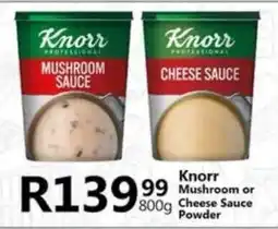 Take 'n Pay Knorr Mushroom or Cheese Sauce Powder offer