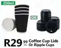 Take 'n Pay Coffee Cup Lids Or Ripple Cups offer