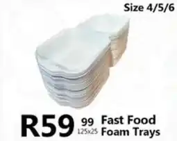 Take 'n Pay Fast Food Foam Trays offer