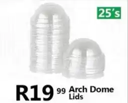 Take 'n Pay Arch Dome Lids offer