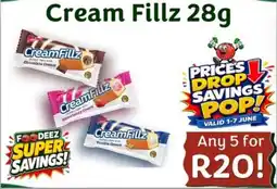 Foodeez Cream Fillz offer