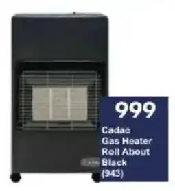 President Hyper Cadac Gas Heater Roll About Black offer