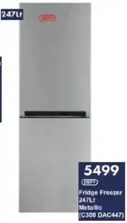 President Hyper Defy Fridge Freezer Metallic offer