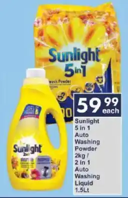 President Hyper Sunlight 5 in 1 Auto Washing Powder/ 2 in 1 Auto Washing Liquid offer