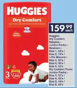 President Hyper Huggies Dry Comfort Nappies/ Dry Comfort Pants offer