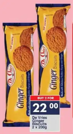 President Hyper De Vries Ginger Biscuits offer