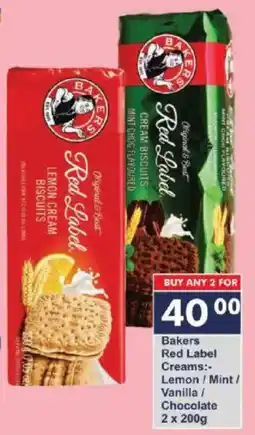 President Hyper Bakers Red Label Creams Lemon/ Mint/ Vanilla/ Chocolate offer