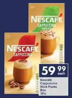 President Hyper Nescafé Cappuccino Stick Packs Box offer