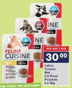 President Hyper Feline Cuisine Wet Cat Food Pouches offer