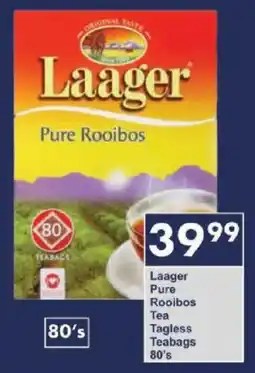 President Hyper Laager Pure Rooibos Tea Tagless Teabags offer