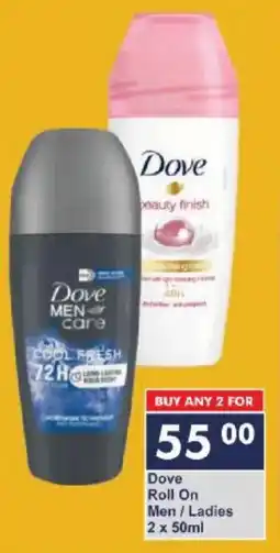 President Hyper Dove Roll On Men/ Ladies offer