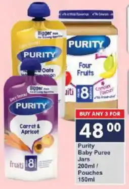 President Hyper Purity Baby Puree Jars/ Pouches offer